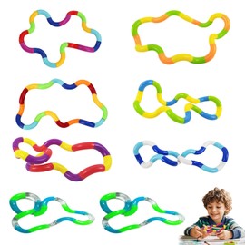 Stress Relief Toys - Pack of 7 Fidget Toys, Knee Bend, Twist and Twist for Endless Entertainment