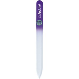 APOLINE Glass Nail File 9 cm Purple