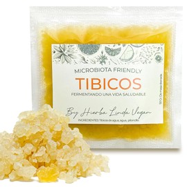 Tibicos De Agua 50g Gourmet, Probióticos Orgánicos de Fermentación Artesanal, Granos De Kefir 100% Naturales Incluye Guía De Preparación Impresa y Digital / Water Kefir Grains 50 gr, Probiotic Natural, Organic Kefir Grains, Microbiota Friendly