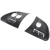 DIYUCAR Aluminium Alloy Black Car Styling Steering Wheel Knob Frame