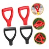 LALAFINA 4pcs D Shaped Grip Handle for Shovels Portable Replacement