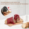 CAWIU Manual Bread Slicer with Hand Crank- Adjustable Thickness Bread