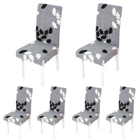 ARNTY Chair Covers, Set of 4 / 6, Stretch Chair Covers, Universal Modern Elastic Covers for Chairs, for Dining Room, Party, Hotel, Restaurant Chairs, Decoration