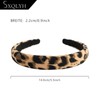 SXQLYH Headband Padded Leopard Print Fabric Headband - Headband Padded