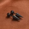 MicVivien Spike Ball Cartilage Stud Earrings Stainless Steel 18 Gauge
