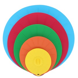 5Pcs/Set Food Grade Silicone Microwave Oven Bowl Cover Lid for Home Kitchen