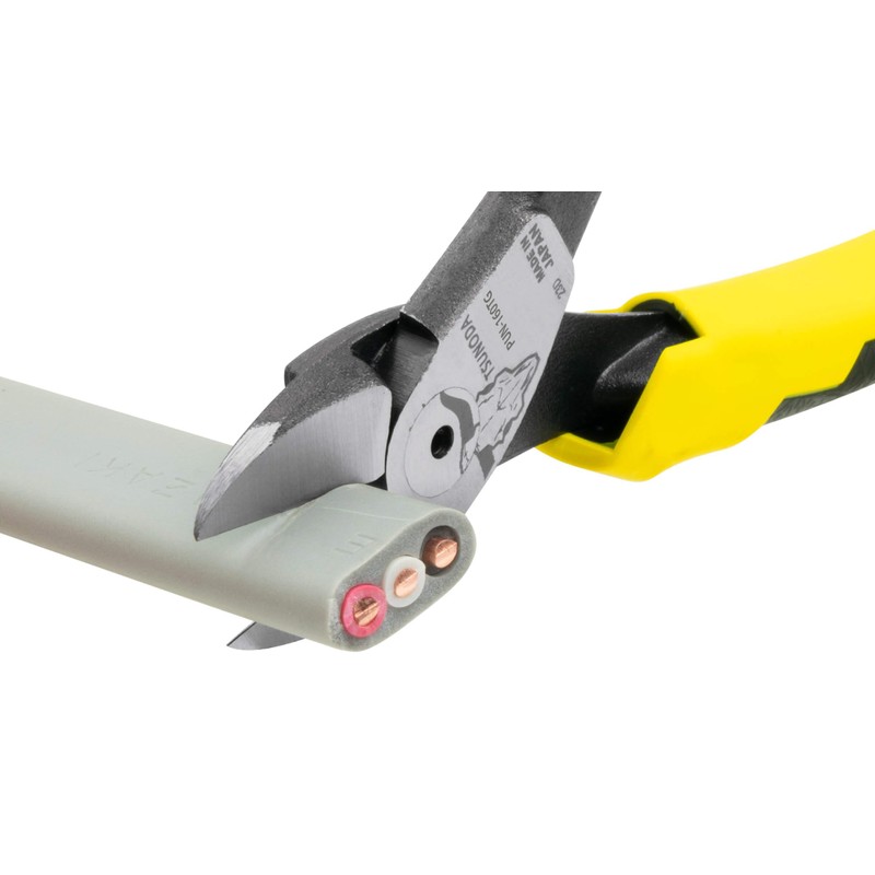 Tsunoda Electric Power Thin Blade Nipper, 6.3 inches (160 mm)