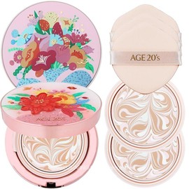 AGE20s Essence Cover Pact Flora No. 21 (1 main product + 2 refills) (random case) / AGE20s 에이지투웨니스 에센스 커버팩트 플로라 21호 본품1개+리필2개 (케이스랜덤)