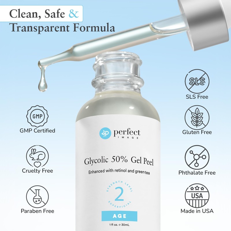 Glycolic Acid 50% Gel Peel - Enhanced with Retinol &