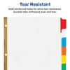 Avery 8-Tab Binder Dividers, Write & Erase Multicolor Big Tabs,