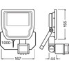 LED Vance Flood Light LED Sensor LED A Black Projector,