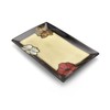 Pfaltzgraff Painted Poppies Rectangular Serving Platter, 14-Inch-by-9-Inch