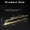 fazhongfa Aquarium Titanic Shipwreck Decorations Resin Wreck Ship Fish Tank