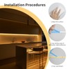 MILADALED 3.28FT/1M COB LED Strip Light 3000K Warm White High