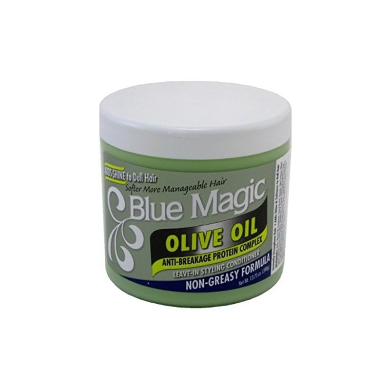 Blue Magic Olive Oil 13.75 Ounce Jar (406.6ml) (2 Pack)