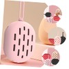 Abaodam 3piezas Soporte De Esponja De Maquillaje De Silicona Portátil