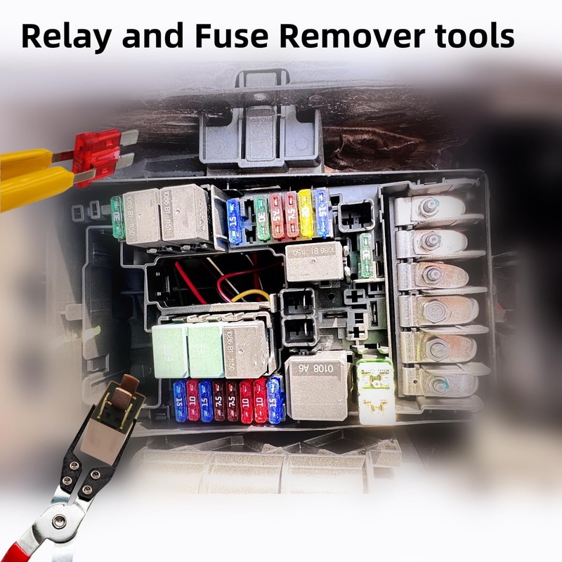 Komitasui Relay Puller Pliers, Fuse Puller Pliers, Automotive fuse puller