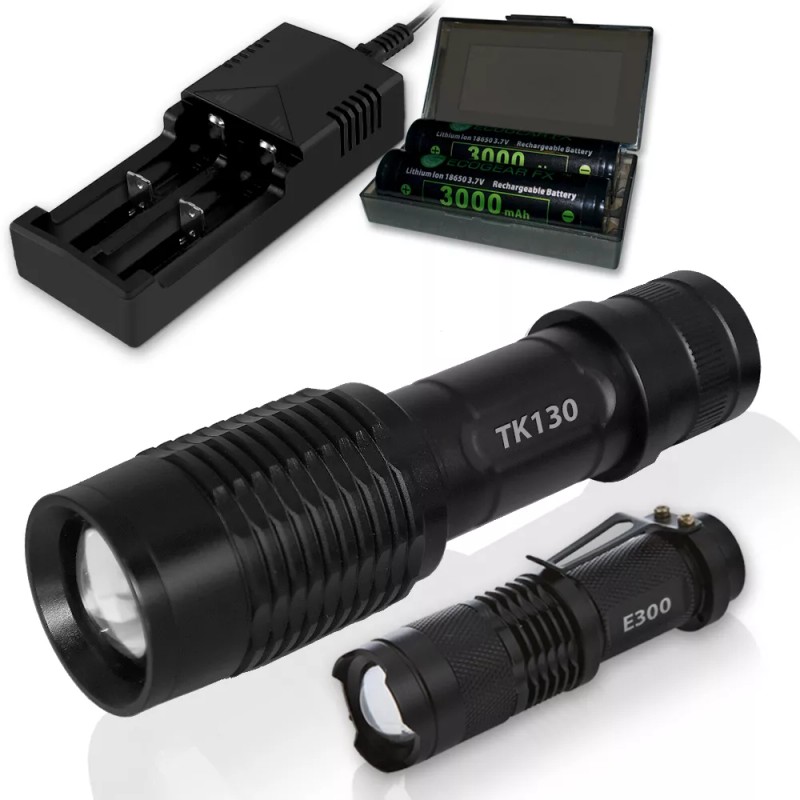 EcoGear FX High Lumen LED Flashlight for Camping Emergency w/