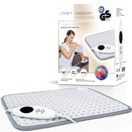 sinnlein® Fleece Heating Pad 30 x 60 cm TÜV SÜD GS Tested Electric Heat Pad with Automatic Shut-Off 6 Temperature Levels Washable up to 40 °C Digital Display