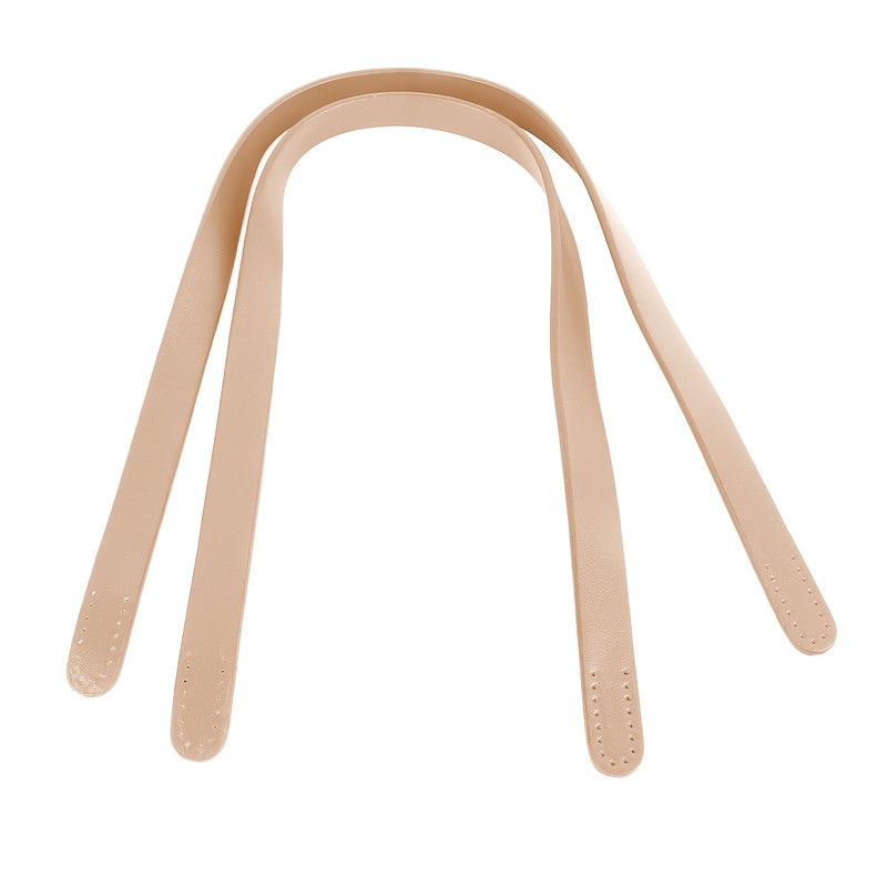 2Pcs Leather Bag Handles 25.6in Long 0.7in Wide Synthetic Leather