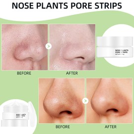 BYOTOUTY Blackhead Remover Strip for Nose, Pore Strips for Black Head & White Head Removal, Deep Cleansing Peel Off Face Mask with 60 Pcs Strips