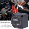 Dual Battery Relay Split Isolator Waterproof Digital Display 12V 140A