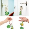 EVECILOO 16-Piece St. Patrick's Day Diamond Keychain Set, 5D DIY