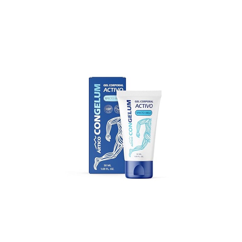 Congelum | Gel Corporal | Fórmula Refrescante con Mentol, Canela,