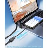 JSADZKJ 90°Angle Short USB Extension Cable,Flat USB-A Male to Female