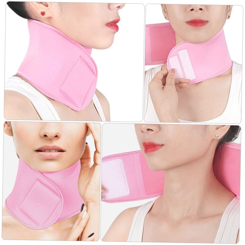 FRCOLOR 2pcs Neck Wrinkle Reduction Patch Essential Oil Gel Pads