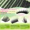 Manga Lash Clusters Kit Eyelash Clusters with Bottom Lashes 8-16mm