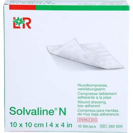 Solvaline N Sterile Dressings 10 x 10 cm Pack of 10