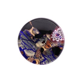 Glass Brooch, Murano Glass Brooch, Handmade Glass Brooch, Murano Glass Jewellery, Millefiori Brooch, 2.3cm Diameter