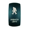 STV Motorsports® Laser Red Rocker Switch Sasquatch Lights 20A 12V