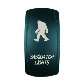 STV Motorsports® Laser Red Rocker Switch Sasquatch Lights 20A 12V On/Off LED Light