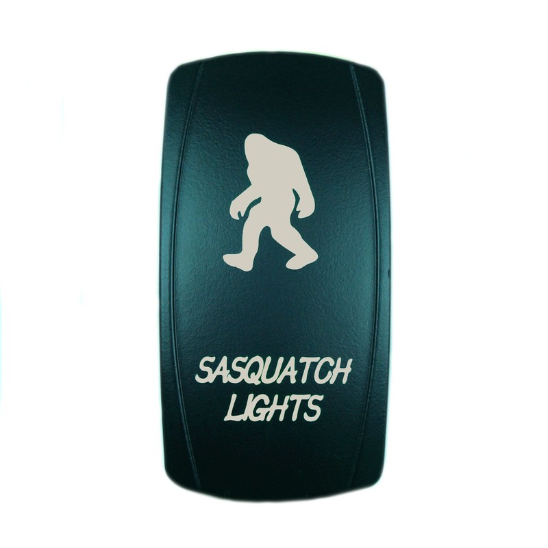 STV Motorsports® Laser Red Rocker Switch Sasquatch Lights 20A 12V
