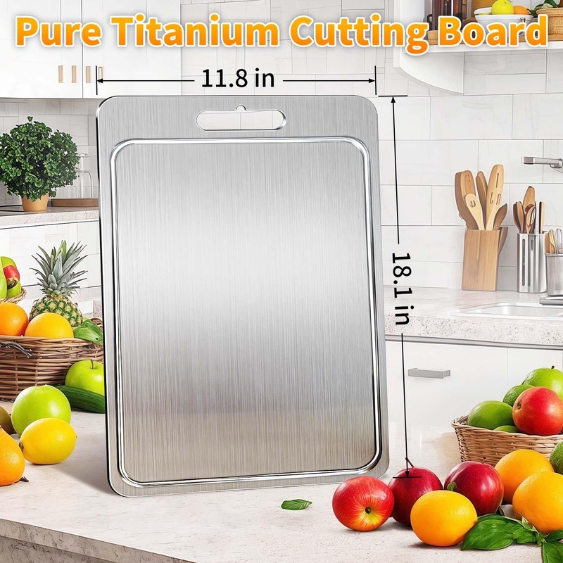 2025 New Titanium Cutting Board for Kitchen, Titanium Chopping Board