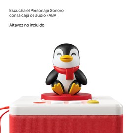 FABA Sound Character FFL30004 Christmas Songs Toy Educational Content in Spanish for Girls and Boys from 0 Years Multi-Coloured