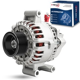 A-NAFTULY Alternator Replacement for Ford F250 F350 F450 F550 Super Duty 6.0L 6.0 Diesel Pickup 2005 2006 2007, High Output Alternator 5C3T-10300-BA, 5C3Z-10346-BA, 6C3T-10300-BA, AFD0131, 40014075
