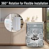 4" Periscope Dryer Vent, Adjustable Distance from 9.5"-14.5", Tight Space