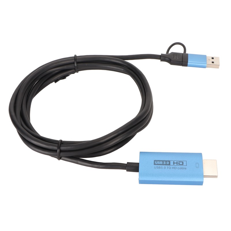 USB3.0 to HD Multimedia Interface Cable 5Gbps 1080P USB C