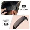 OHPHCALL 4sets Professional Curved Barber Hair Comb Clipper Guide for