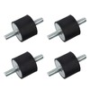 M10 40 x 30 Gas Shock Absorber Rubber Engine Mounts