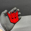 UsaStandard 2x Decepticon Transformer Mask Car Fender Badge Acrylic Emblem