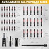 Saker 80-Piece Magnetic Impact Nut Driver Set, SAE & Metric