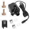 12V Submersible Water Pump, Adjustable Flow 210 GPH for Aquarium/Fountain/Hydroponics,