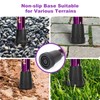 MFE Folding Cane, Portable 5-Level Adjustable Height Walking Stick with