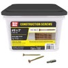 PRIMESOURCE 2GCS10BK 10LB 8X2 CONST Screw, 8 by 2", Gold