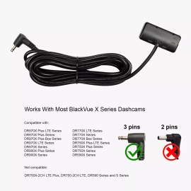 BlackVue DR970X LTE Plus /DR970X Plus / DR770X / DR590X OBD-II Power Cable
