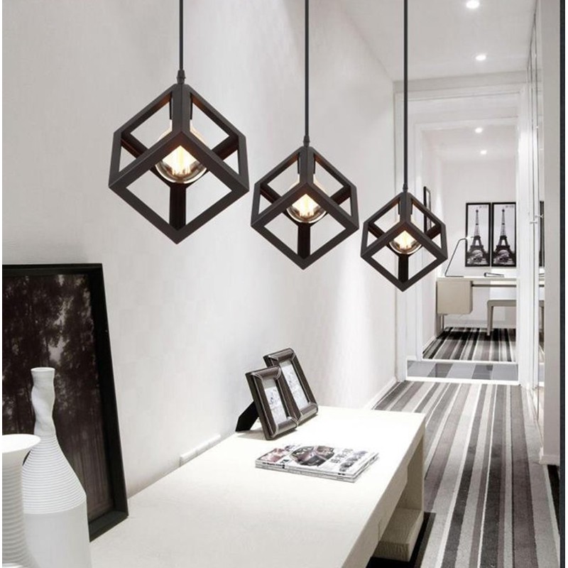 Chrasy Creative LED Pendant Light Retro Edison Hanging Ceiling Lighting